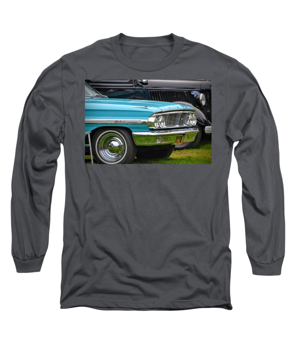 Head Long Sleeve T-Shirt featuring the photograph 1964 Ford Galaxie 500 XL by Dean Ferreira