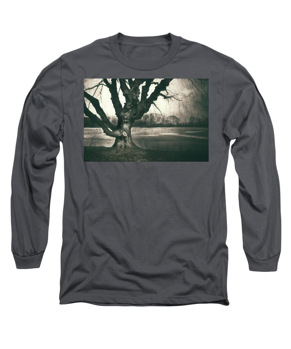 Gnarled Long Sleeve T-Shirt featuring the photograph Gnarled Old Tree by Scott Norris