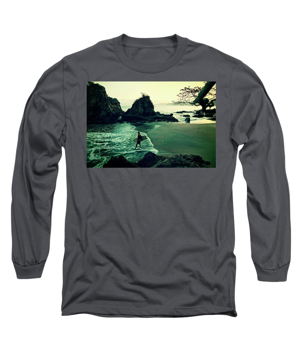 Surfing Long Sleeve T-Shirt featuring the photograph Go Your Own Way by Nik West