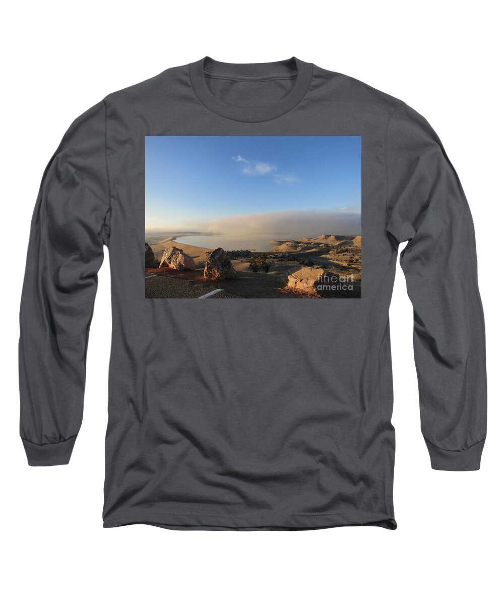 Lake Pueblo Long Sleeve T-Shirt featuring the photograph Good Morning Pueblo by Kelly Awad