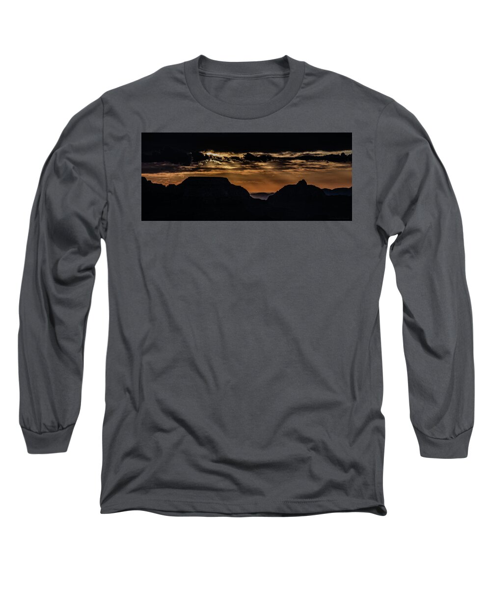 Grand Canyon 2016 Long Sleeve T-Shirt featuring the photograph Grand Canyon Sunset by Phil Abrams