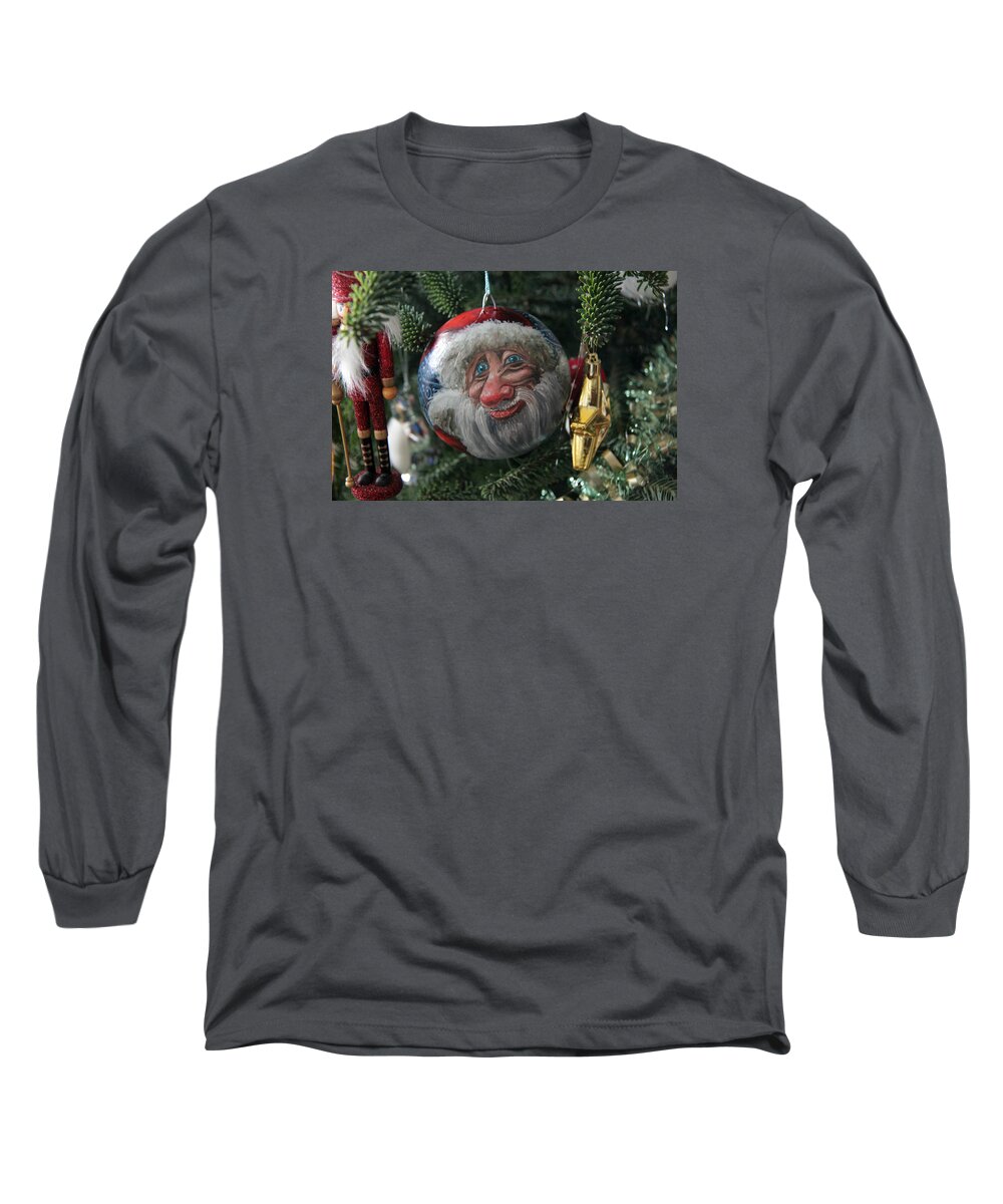 Happy New Yea Long Sleeve T-Shirt featuring the painting Happy New Year by Victor Molev