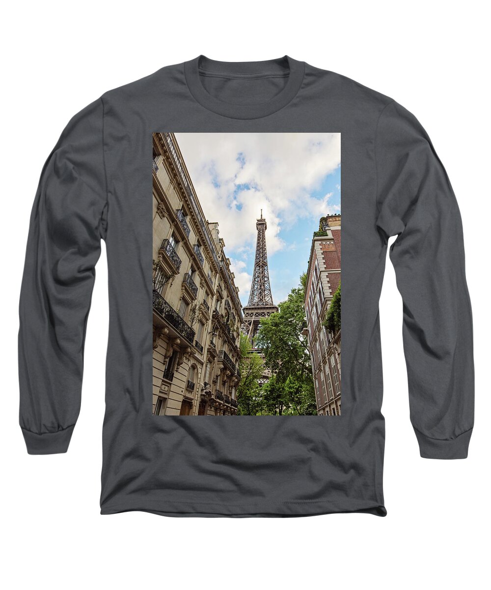Paris Long Sleeve T-Shirt featuring the photograph Hello, Paris by Melanie Alexandra Price