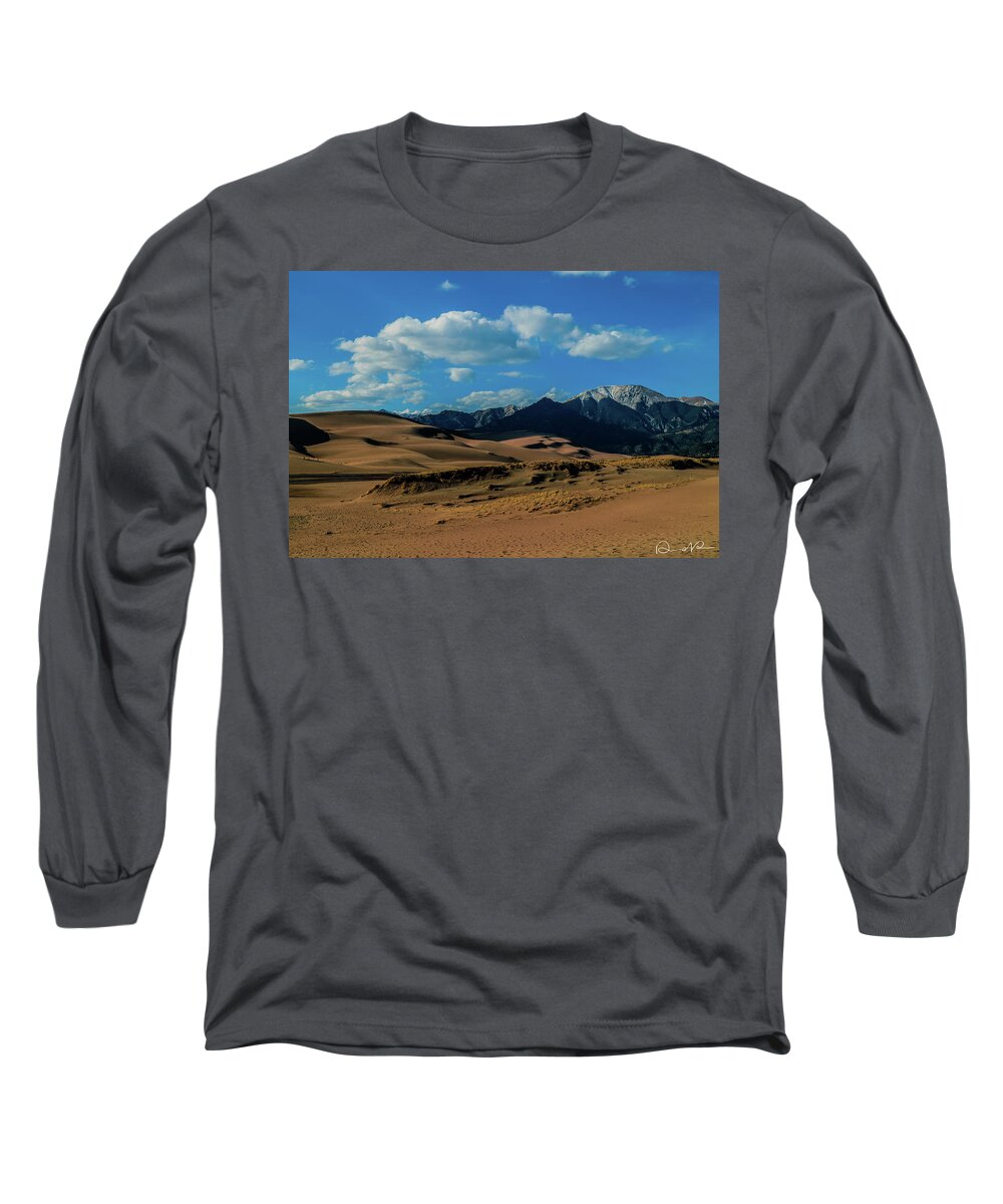 Canon 7d Mark Ii Long Sleeve T-Shirt featuring the photograph Herard past the Dunes by Dennis Dempsie