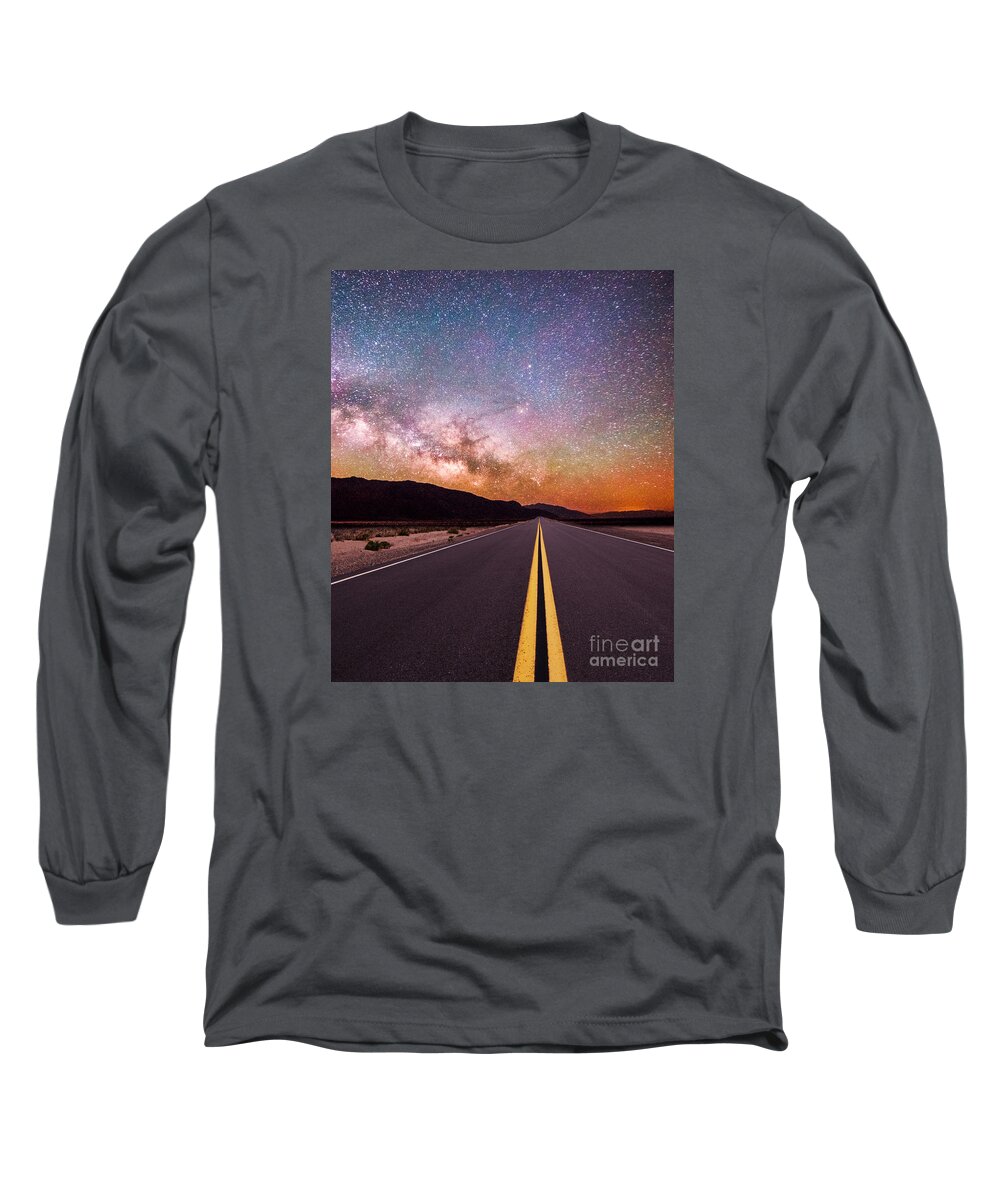 Highway Long Sleeve T-Shirt featuring the photograph Highway to Heaven by Jim DeLillo