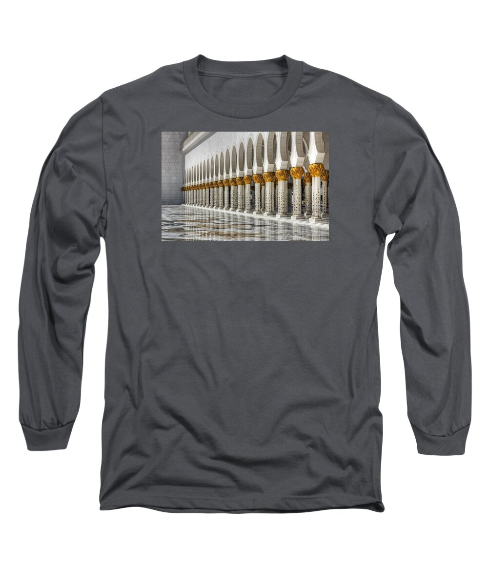 Ancient Long Sleeve T-Shirt featuring the photograph Hinduism arch 1 by John Swartz