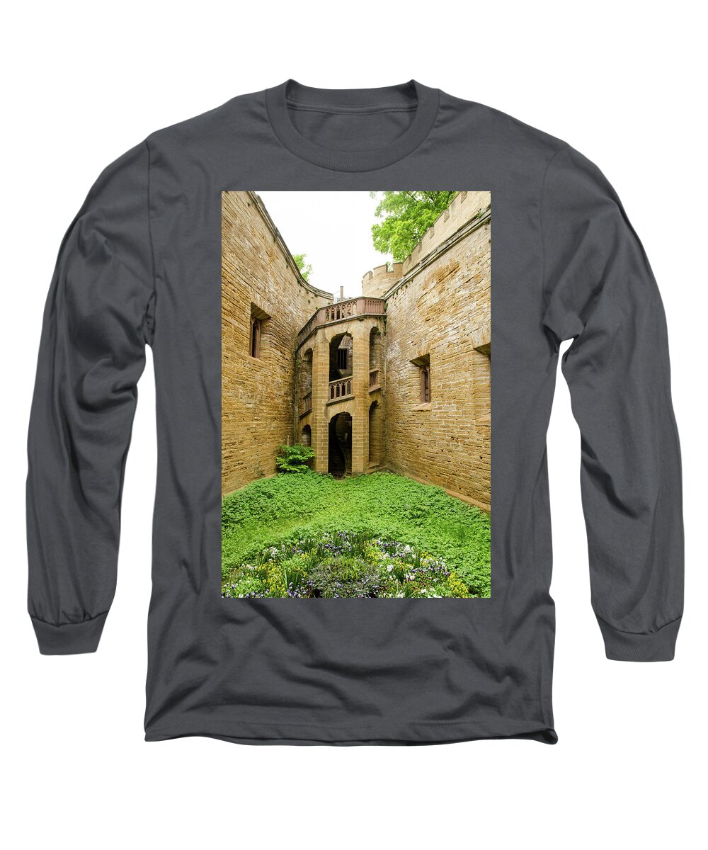 Hohenzollern Castle. Germany Long Sleeve T-Shirt featuring the photograph Hohenzollern Castle by Ren Harris