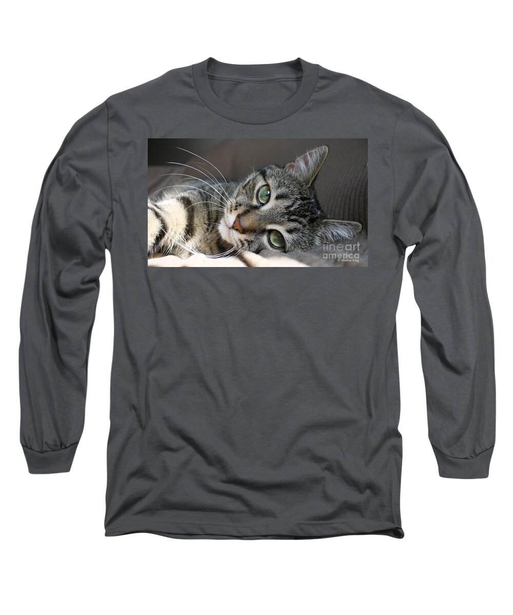 Adorable Long Sleeve T-Shirt featuring the photograph I Get Lost In Your Eyes by Heather King