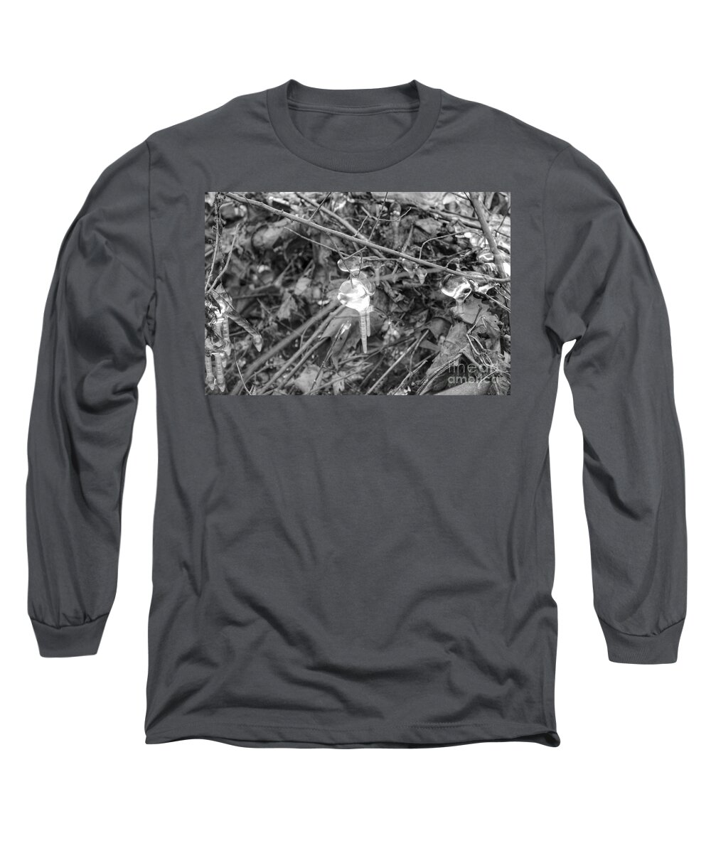 Ice Long Sleeve T-Shirt featuring the photograph Ice Crystal in January by Christopher Lotito