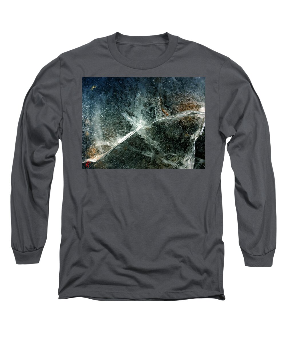 Coletteguggenheim Long Sleeve T-Shirt featuring the photograph Ice Winter Denmark by Colette V Hera Guggenheim