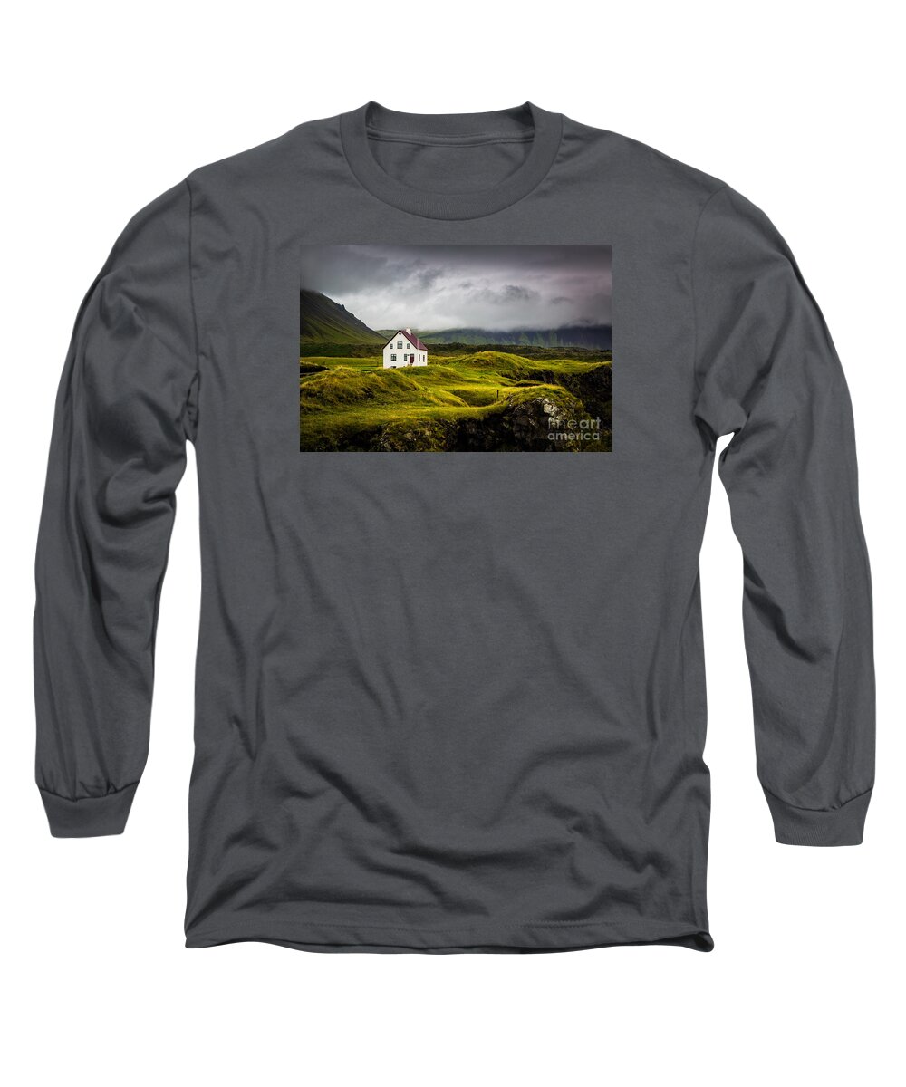 Iceland Long Sleeve T-Shirt featuring the photograph Iceland Scene by Patti Schulze