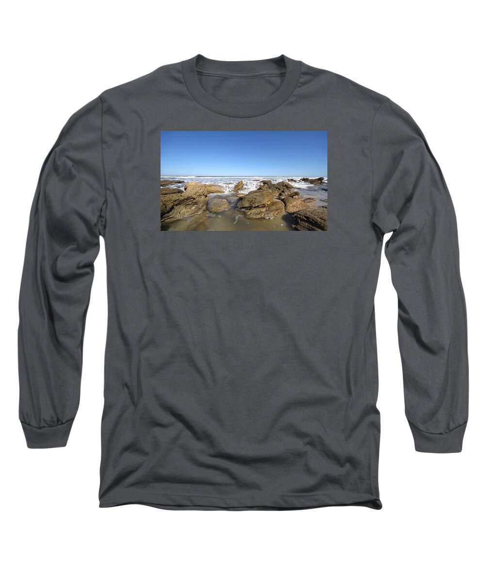 Silhouette Long Sleeve T-Shirt featuring the photograph In the Rocks by Robert Och