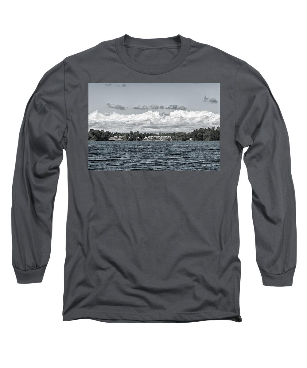 Invermara Long Sleeve T-Shirt featuring the digital art Invermara Bay by JGracey Stinson