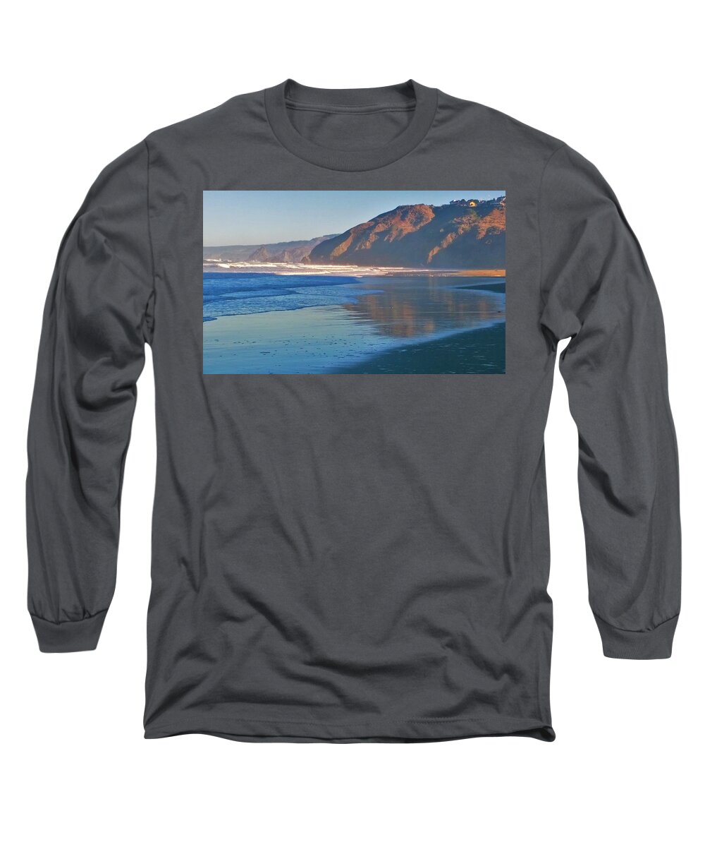 Irish Beach Long Sleeve T-Shirt featuring the photograph Irish Beach #5 by Lisa Dunn