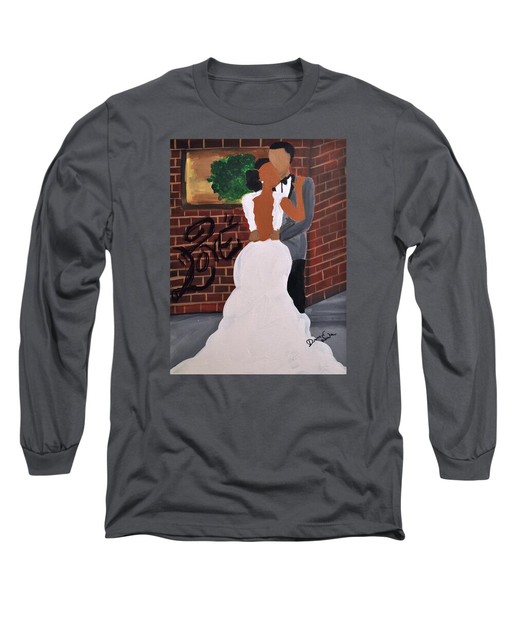 Love Long Sleeve T-Shirt featuring the photograph Just Married by Diamin Nicole