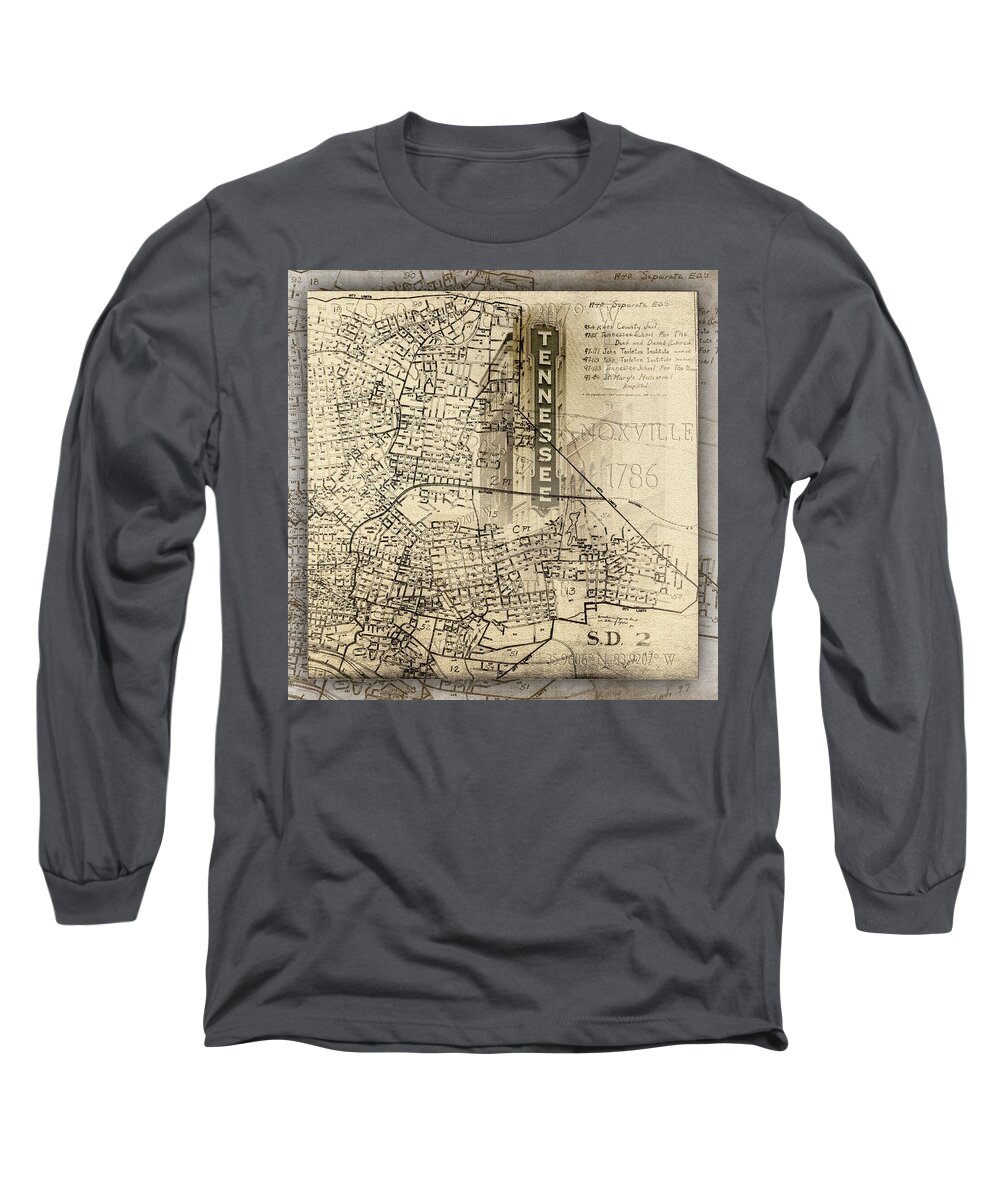 Knoxville Long Sleeve T-Shirt featuring the photograph Knoxville Tennessee 1786 by Sharon Popek
