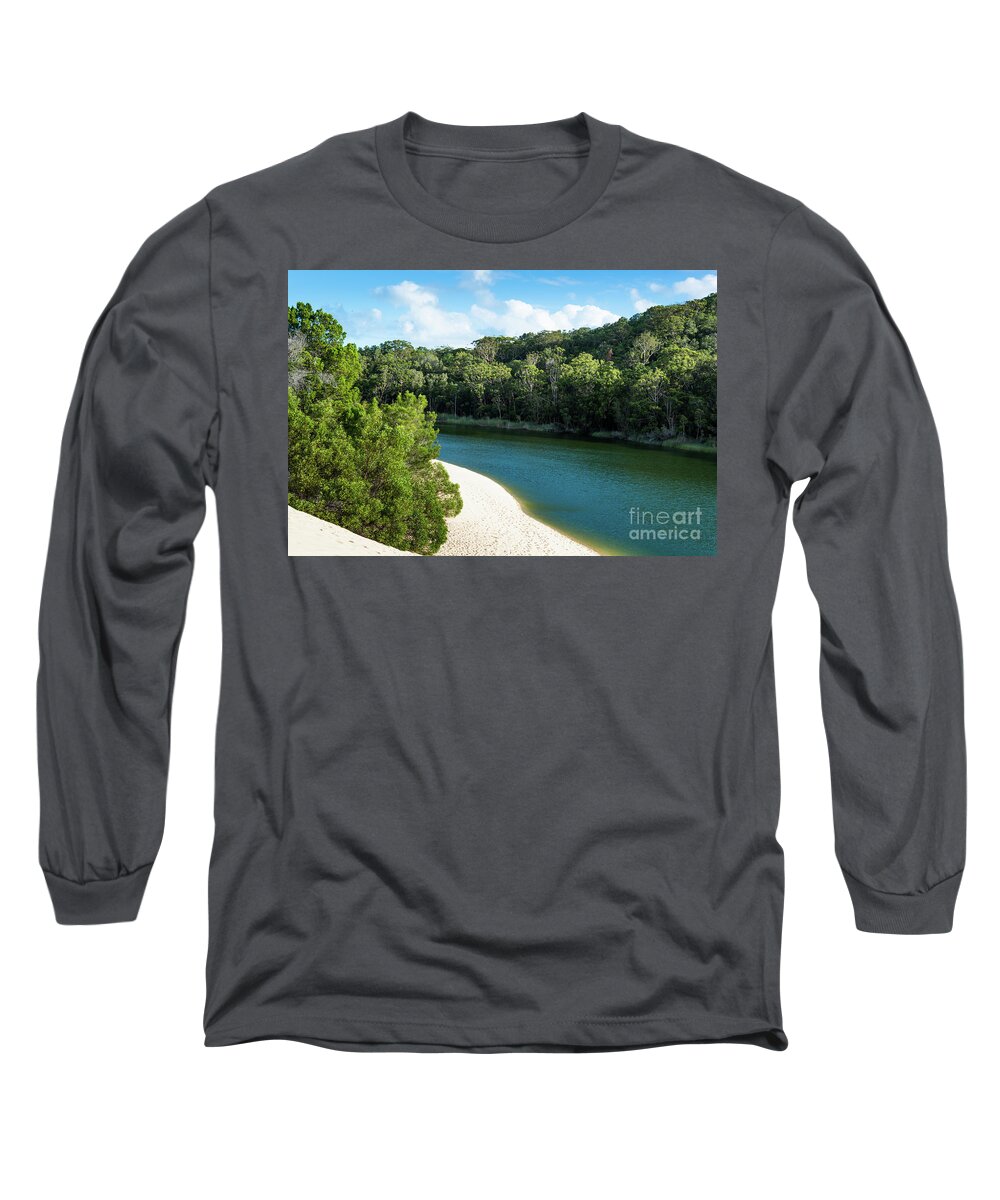 2017 Long Sleeve T-Shirt featuring the photograph Lake Wabby by Andrew Michael