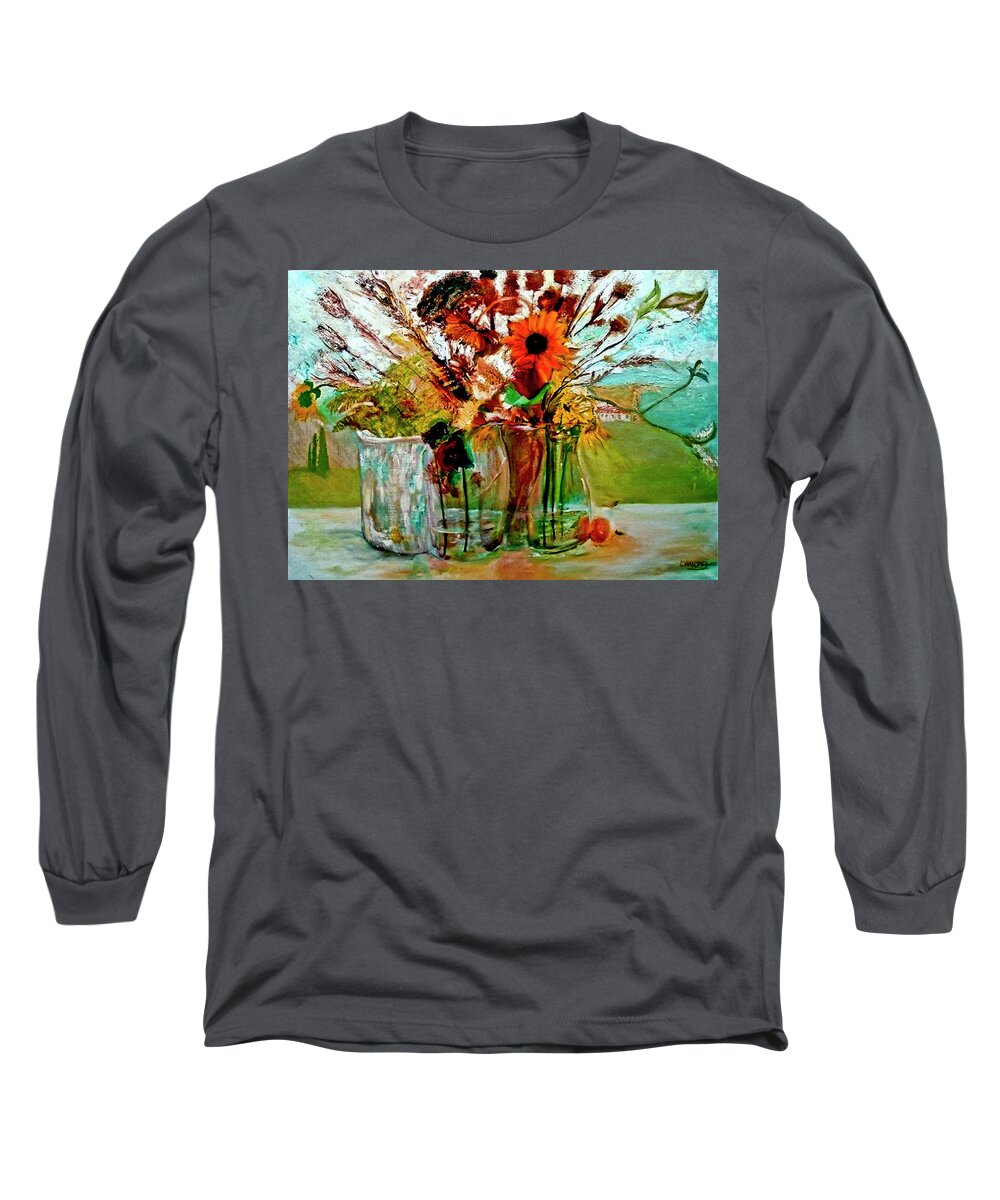 Prints Long Sleeve T-Shirt featuring the painting Late Summer by Jack Diamond