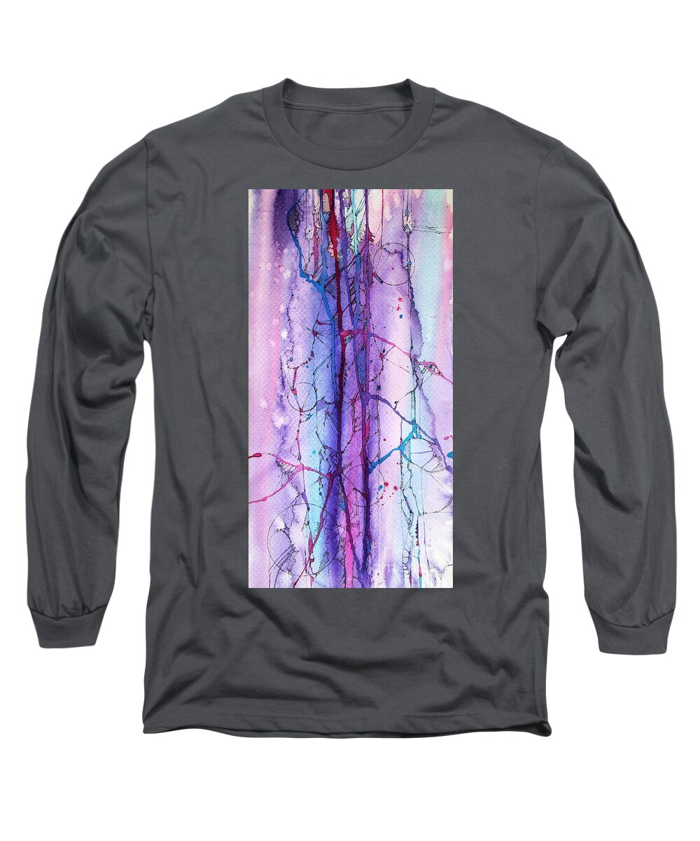 Learn Long Sleeve T-Shirt featuring the painting Learning To Weather The Storm by Rebecca Davis