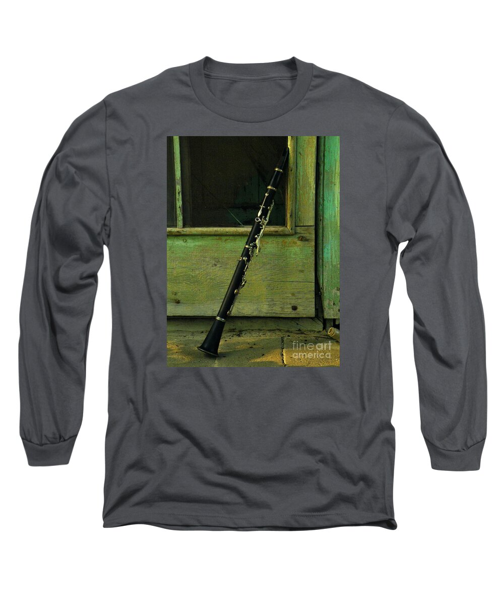 Clarinet Long Sleeve T-Shirt featuring the photograph Licorice Stick by Joe Pratt