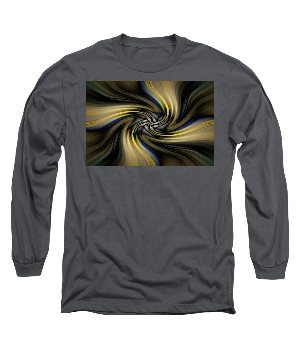 Abstract Long Sleeve T-Shirt featuring the photograph Light Abstract 10 by Kenny Thomas
