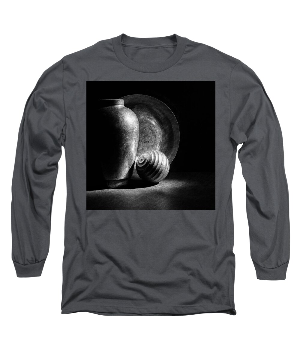 Vase Long Sleeve T-Shirt featuring the photograph Light And Shadows by Mark Fuller