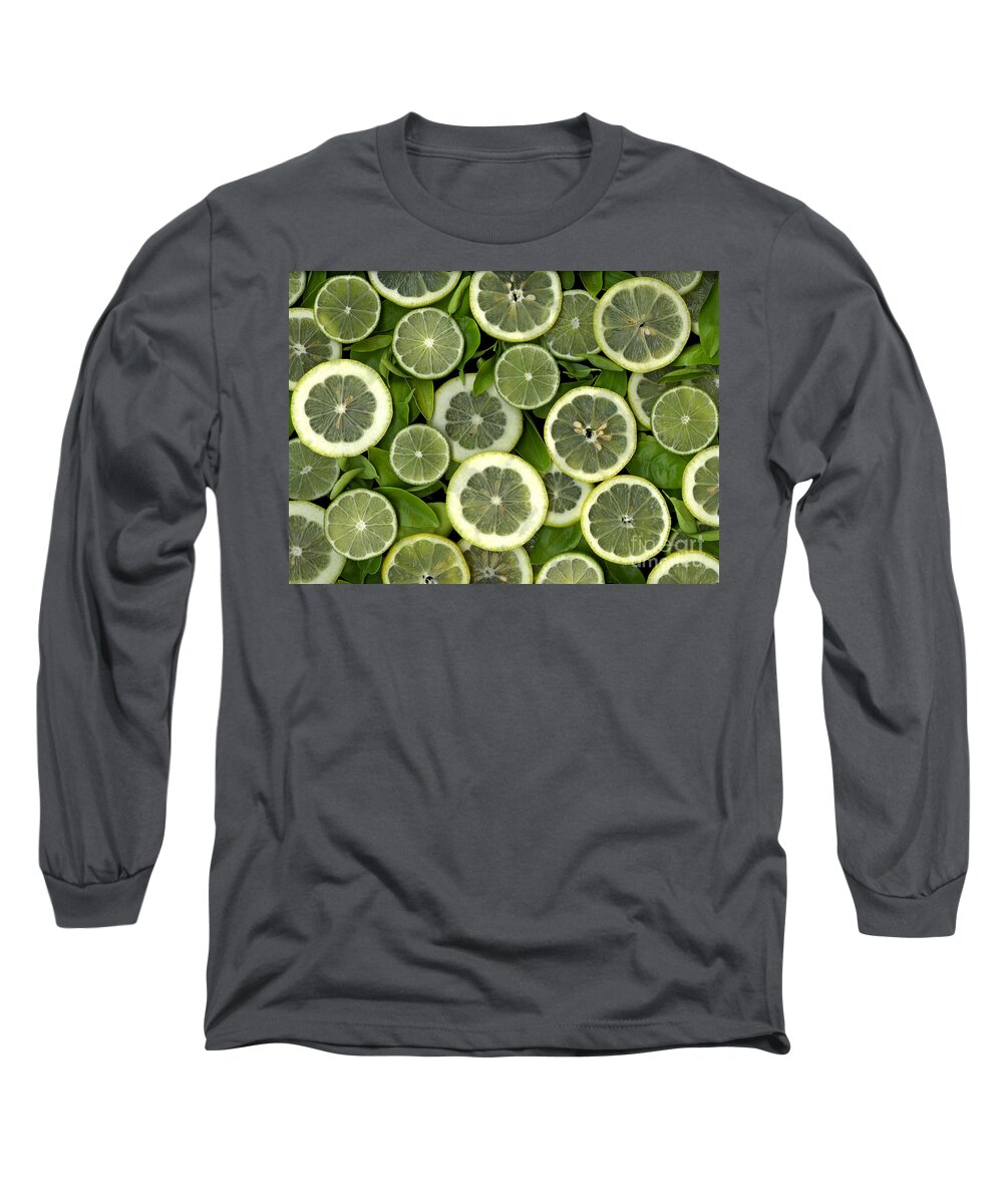 Scanography. Slanec Long Sleeve T-Shirt featuring the photograph Limons by Christian Slanec