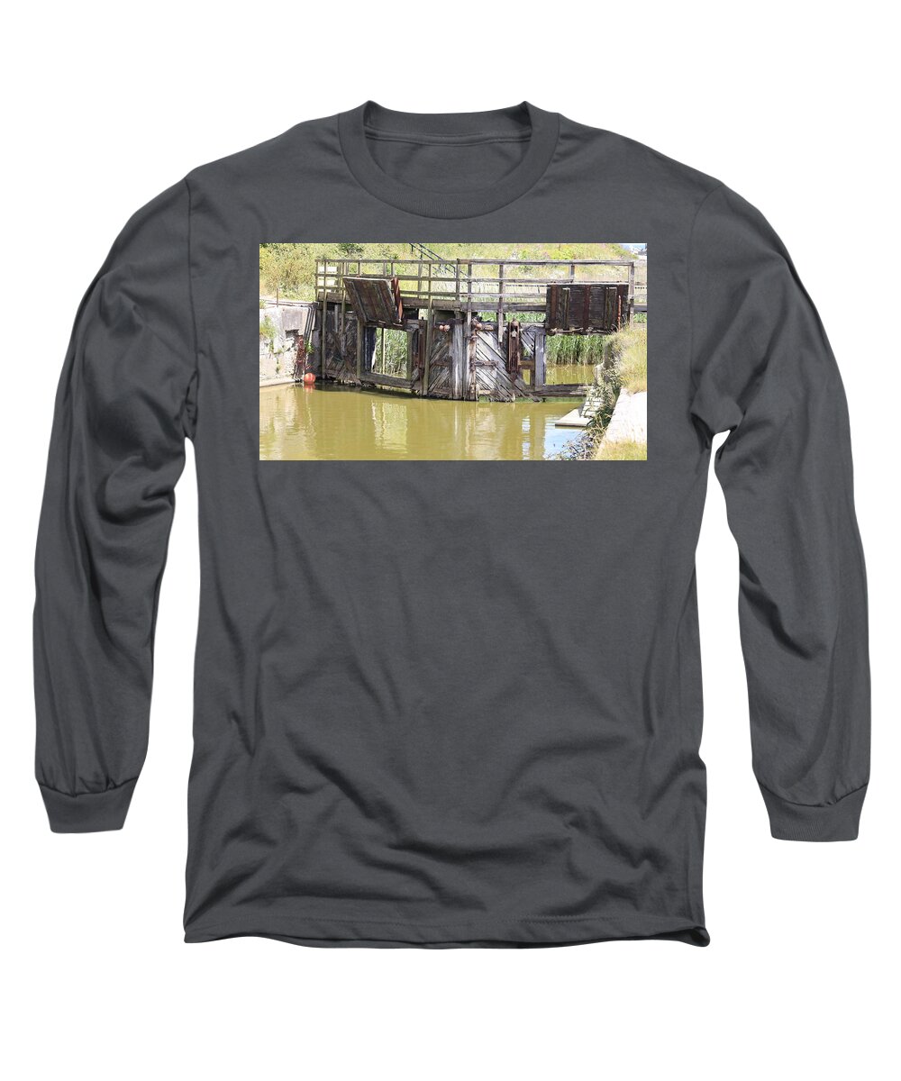 Beautiful Long Sleeve T-Shirt featuring the photograph Lock by Keith Sutton