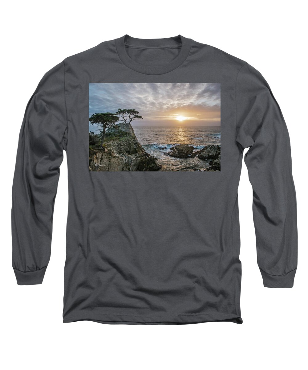 Lone Cypress Long Sleeve T-Shirt featuring the photograph Lone Cyress by Bill Roberts