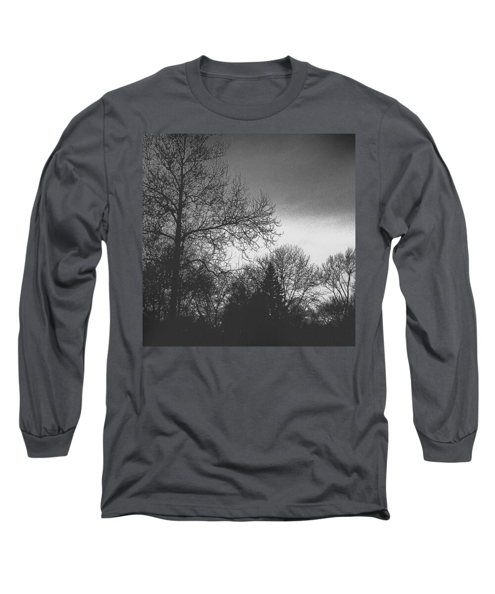 Frank J Casella Long Sleeve T-Shirt featuring the photograph Long Winter by Frank J Casella
