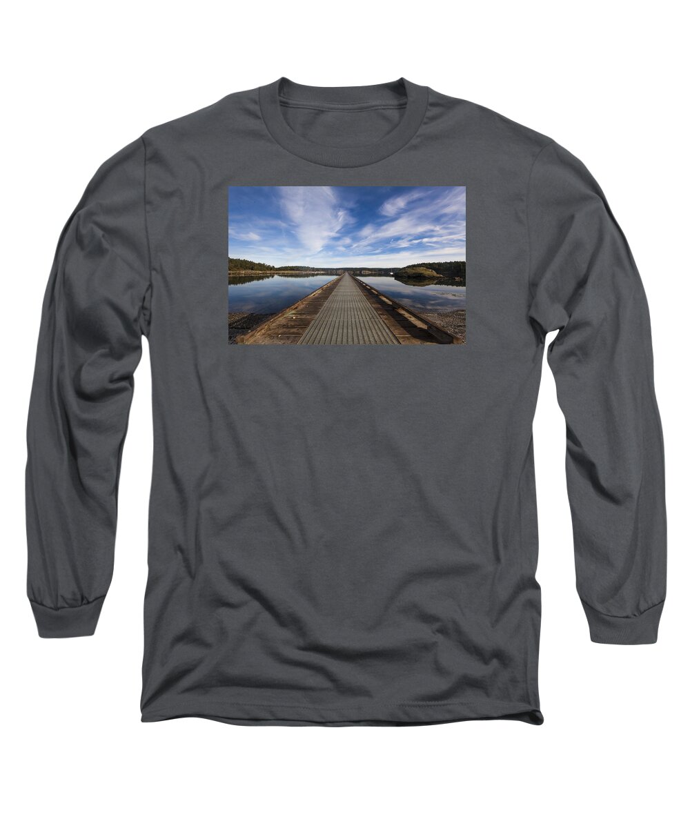 Lopez Island Long Sleeve T-Shirt featuring the photograph MacKaye Harbor on Lopez Island by Matt McDonald