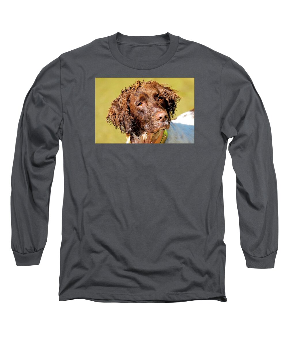  Long Sleeve T-Shirt featuring the photograph Maggie Head Photo Art by Constantine Gregory