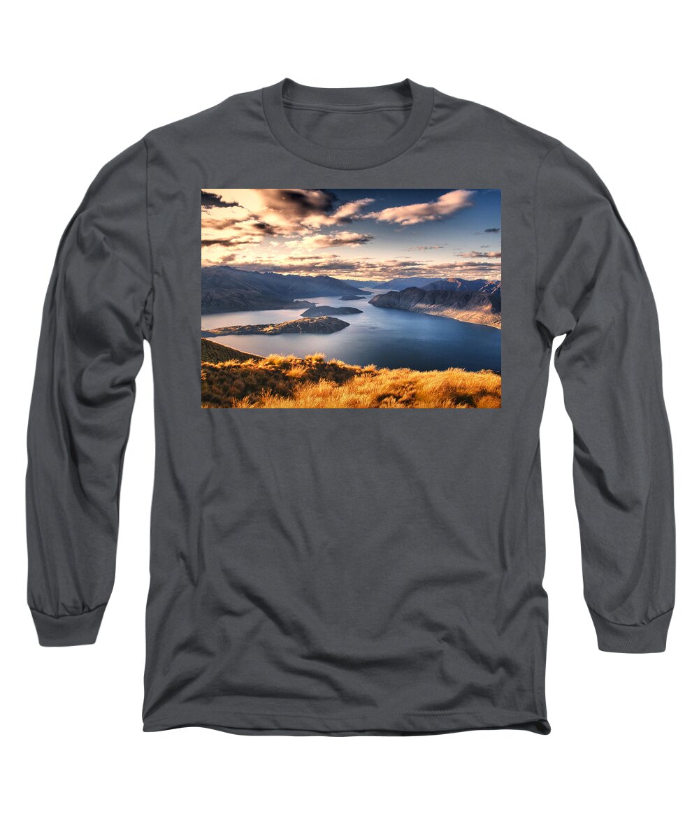 New Zealand Long Sleeve T-Shirt featuring the photograph Magical New Zealand by Niels Nielsen