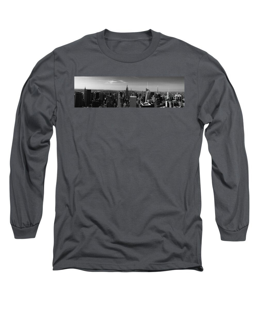 Nyc Long Sleeve T-Shirt featuring the photograph Manhattan by Dennis Richardson