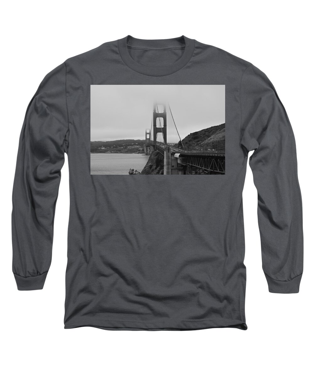 Golden Gate Bridge Long Sleeve T-Shirt featuring the photograph Mark Twain by Carolyn Mickulas