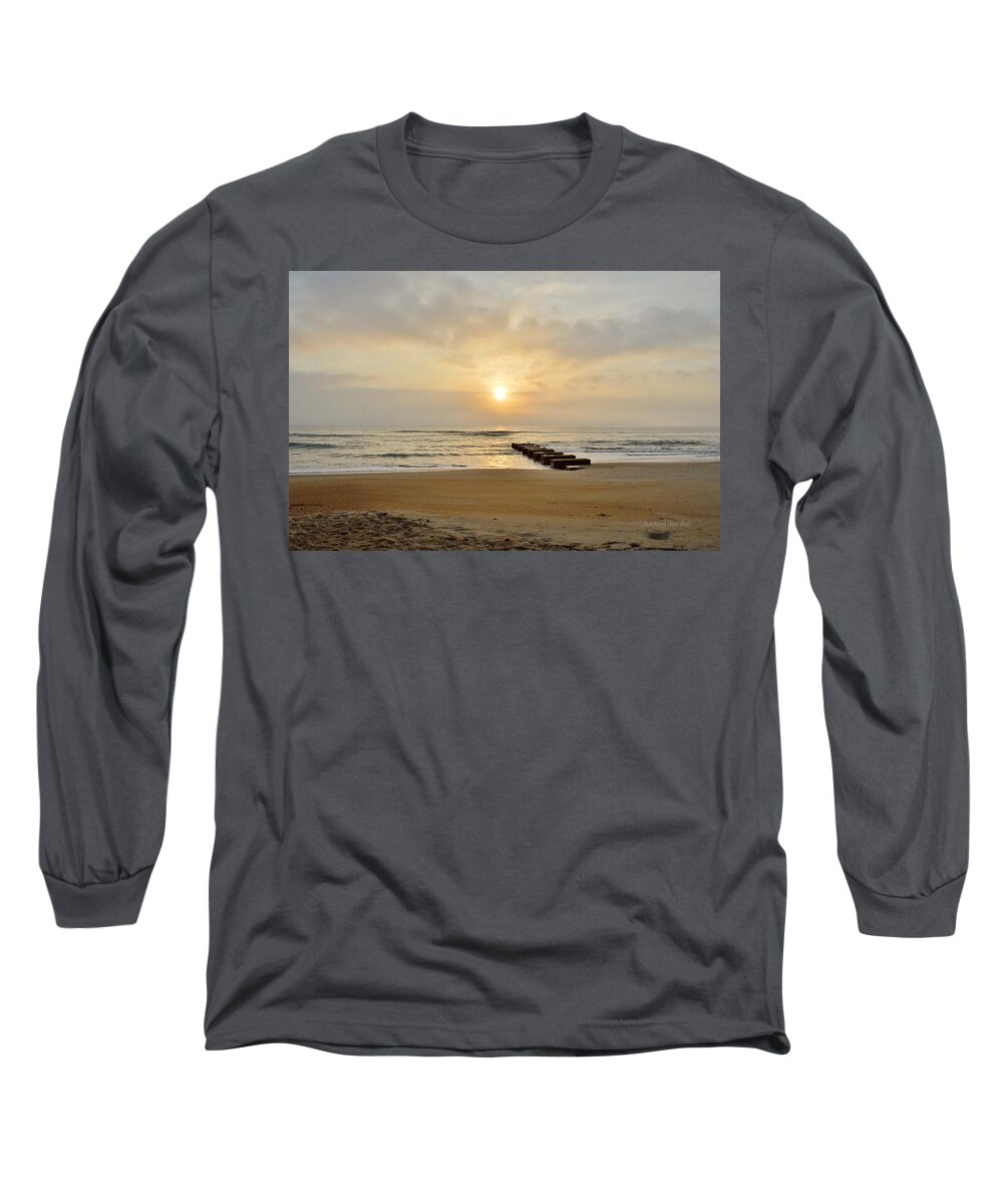 Obx Sunrise Long Sleeve T-Shirt featuring the photograph May 13 OBX Sunrise by Barbara Ann Bell