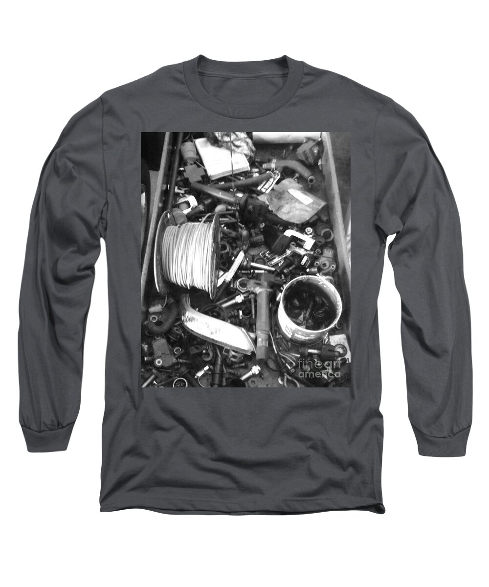 Mechanic Long Sleeve T-Shirt featuring the photograph Mechanics bane by WaLdEmAr BoRrErO