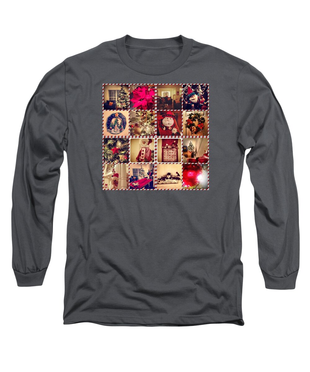 Christmas Long Sleeve T-Shirt featuring the photograph Merry Christmas by Diana Rosales 