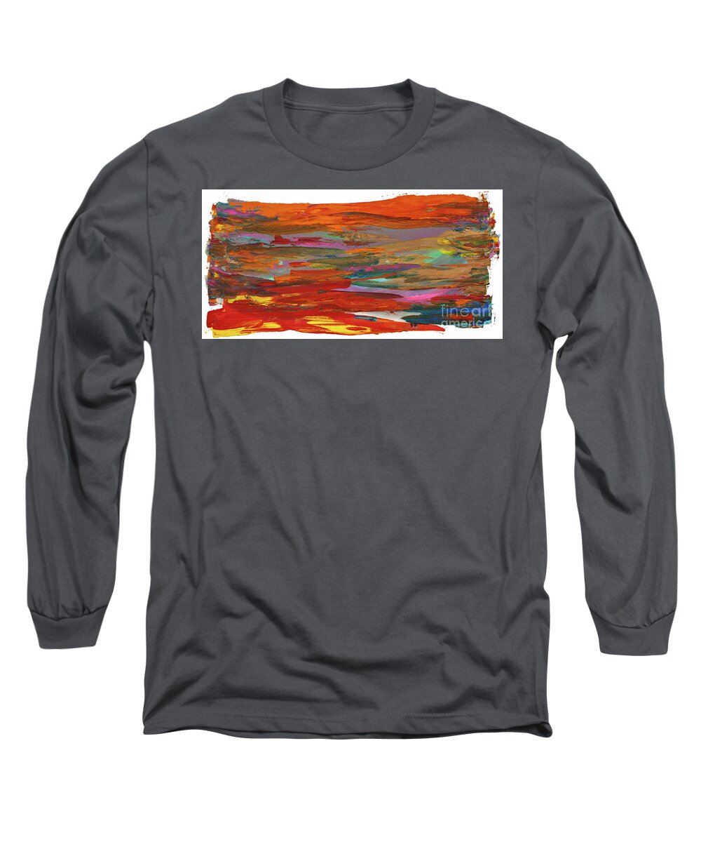 Mesa Long Sleeve T-Shirt featuring the painting Mesa Grande by Bjorn Sjogren
