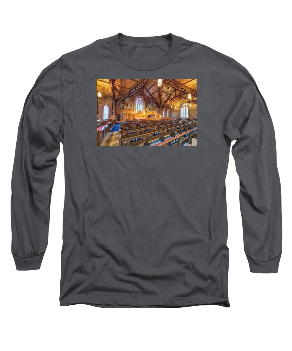 Methodist Long Sleeve T-Shirt featuring the photograph The Sanctuary by Daniel George