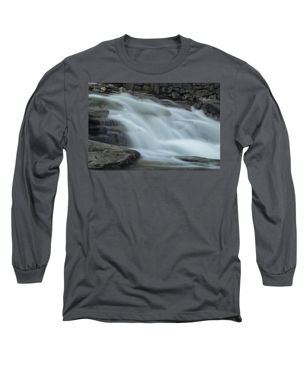 Stickney Brook Road Long Sleeve T-Shirt featuring the photograph Misty Stickney Brook by Tom Singleton