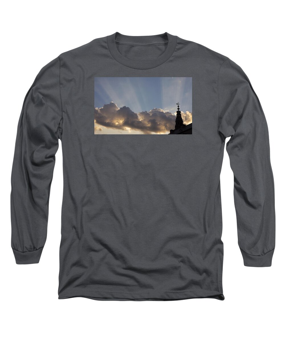 Sky Long Sleeve T-Shirt featuring the photograph Morning Sky by Inge Riis McDonald