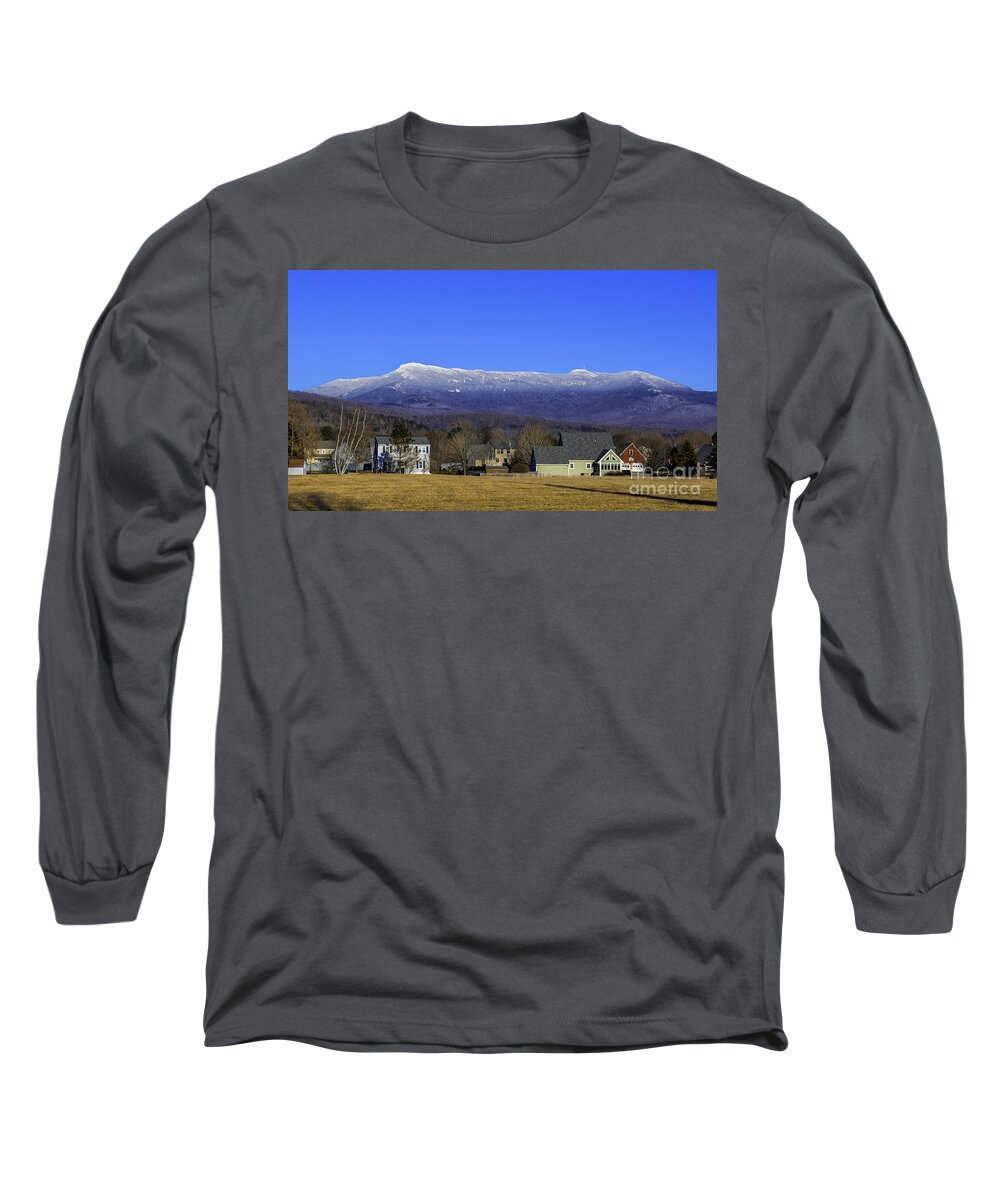 Vermont Long Sleeve T-Shirt featuring the photograph Mount Mansfield by Scenic Vermont Photography