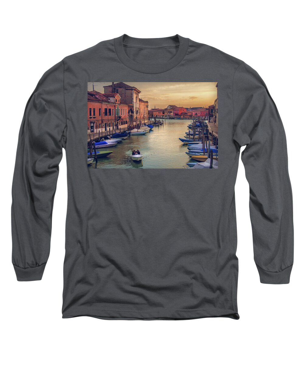 Murano Long Sleeve T-Shirt featuring the photograph Murano Late Afternoon by Brian Tarr