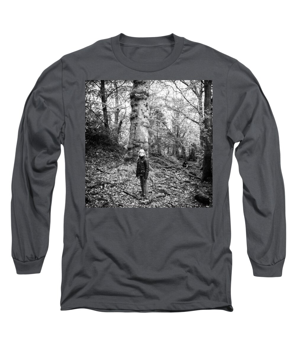 Castlewellan Long Sleeve T-Shirt featuring the photograph Mya On A Hike In Northern Ireland by Aleck Cartwright