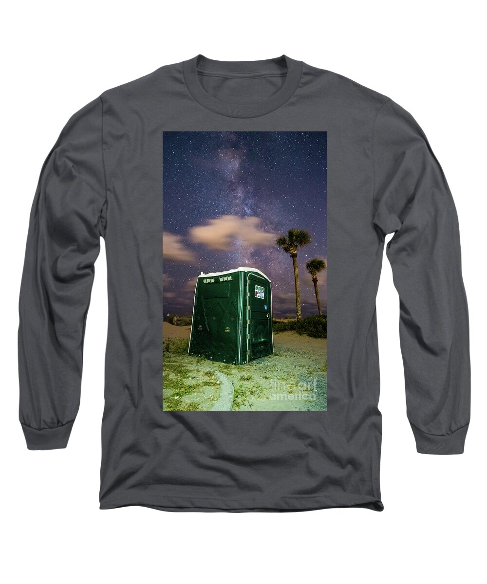 Nature's Calling Long Sleeve T-Shirt featuring the photograph Nature's Calling by Robert Loe