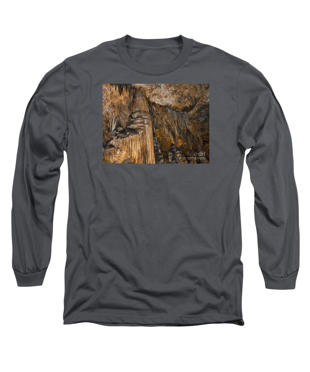 Luray Long Sleeve T-Shirt featuring the photograph Natures Organ Pipes by Brenda Kean