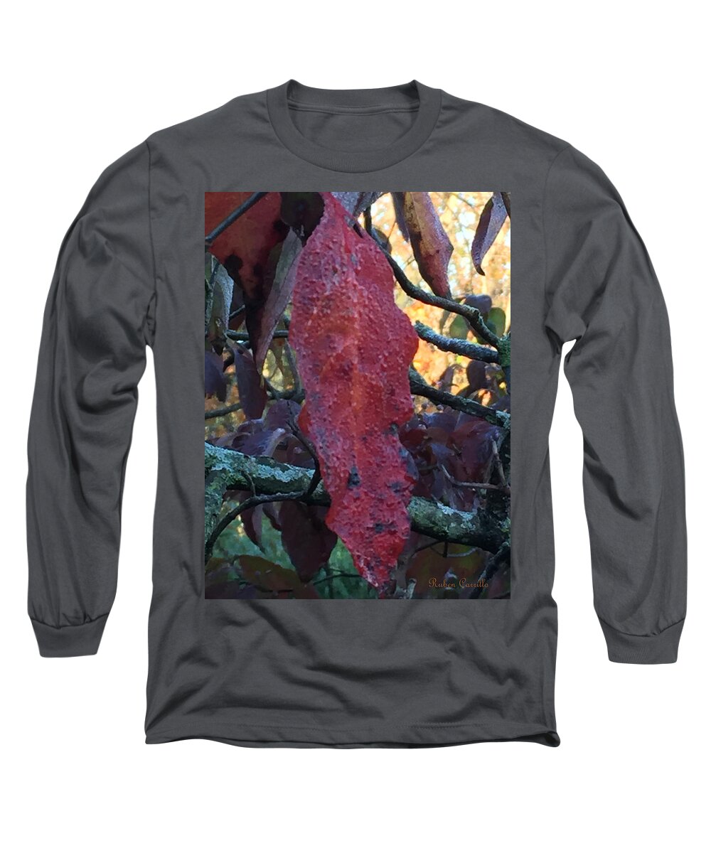 Fallart Long Sleeve T-Shirt featuring the photograph Nature's Turn by Ruben Carrillo