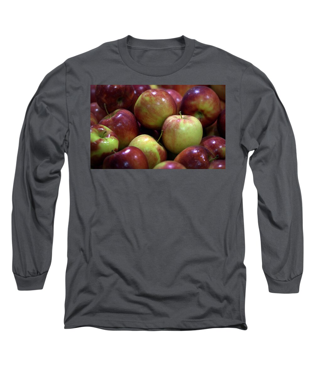 Apples Long Sleeve T-Shirt featuring the photograph New Apples by Joseph Skompski