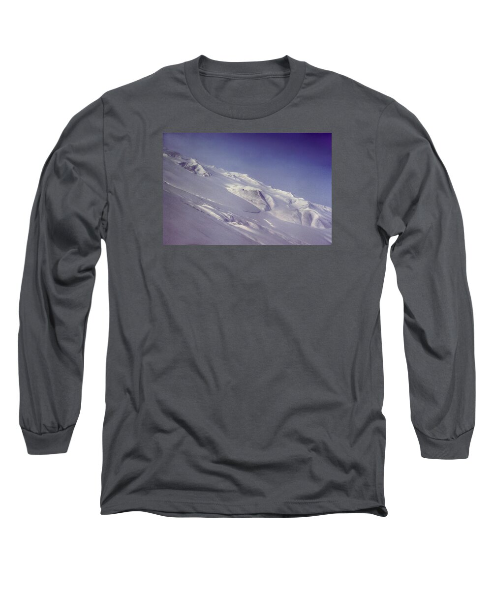 Arctic Long Sleeve T-Shirt featuring the photograph Nord by Jean-Marc Robert